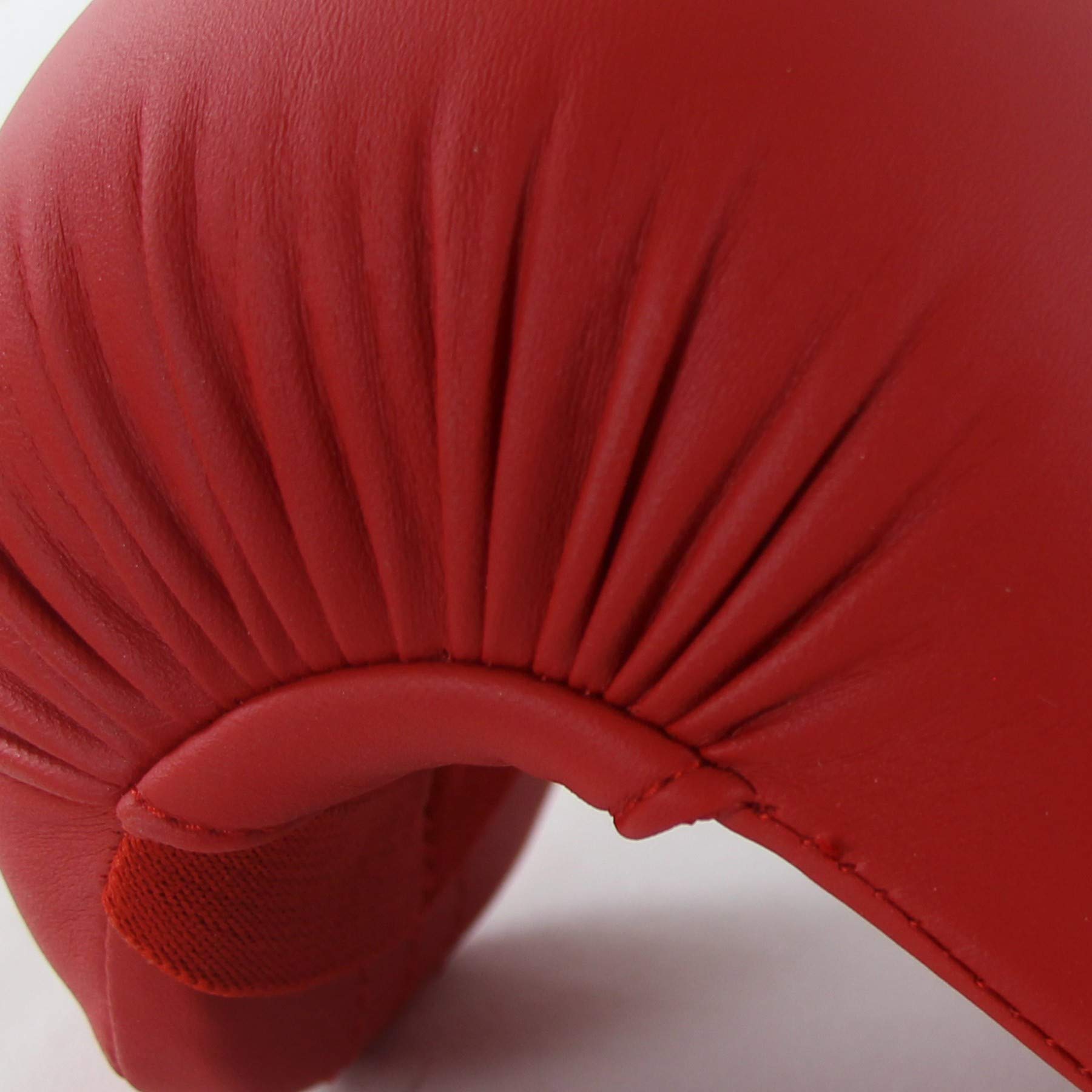adidas, Guanti “Faust”, Protezioni per Karate/Fit-Boxe, Rosso, Approvato WKF