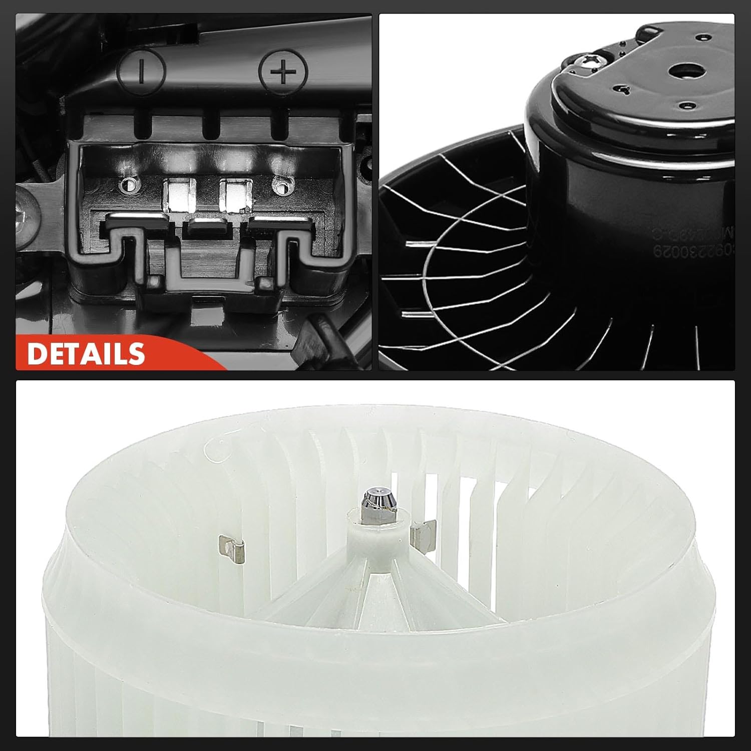 A-Premium Heater HVAC Blower Motor with Fan Cage Assembly Compatible with Toyota Vehicles - Corolla 2009-2019, Prius 2010-2016, Prius V 2012-2017 - Replace# 87103-02210