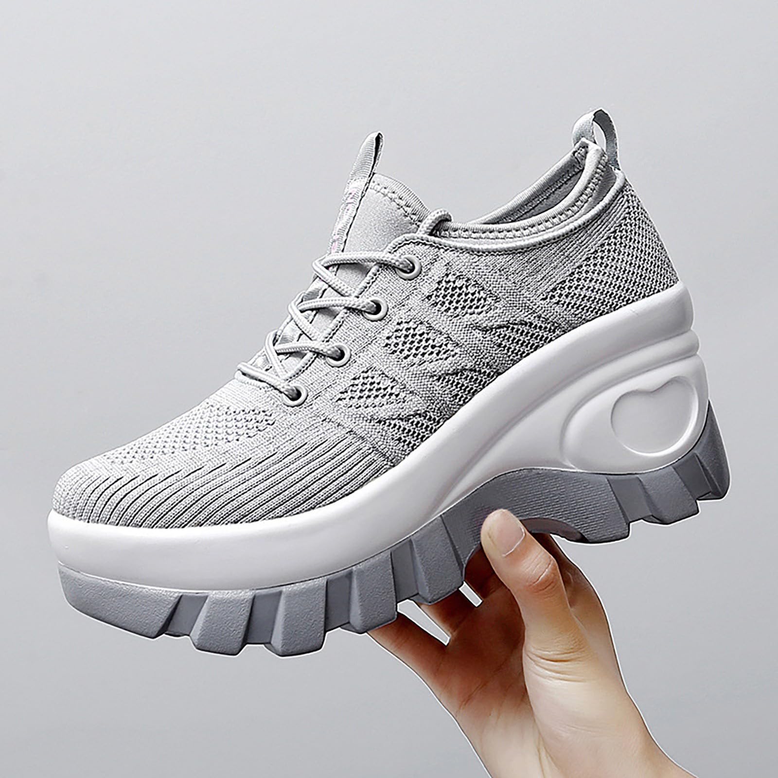 Scarpe da Ginnastica Donna Comode Traspiranti Scarpe Memory Foam Donna | Calzature Atletica in Tessuto Sintetico per Attivita Esterne Sneakers Ragazza Concezione Ergonomica Pelle Sintetica