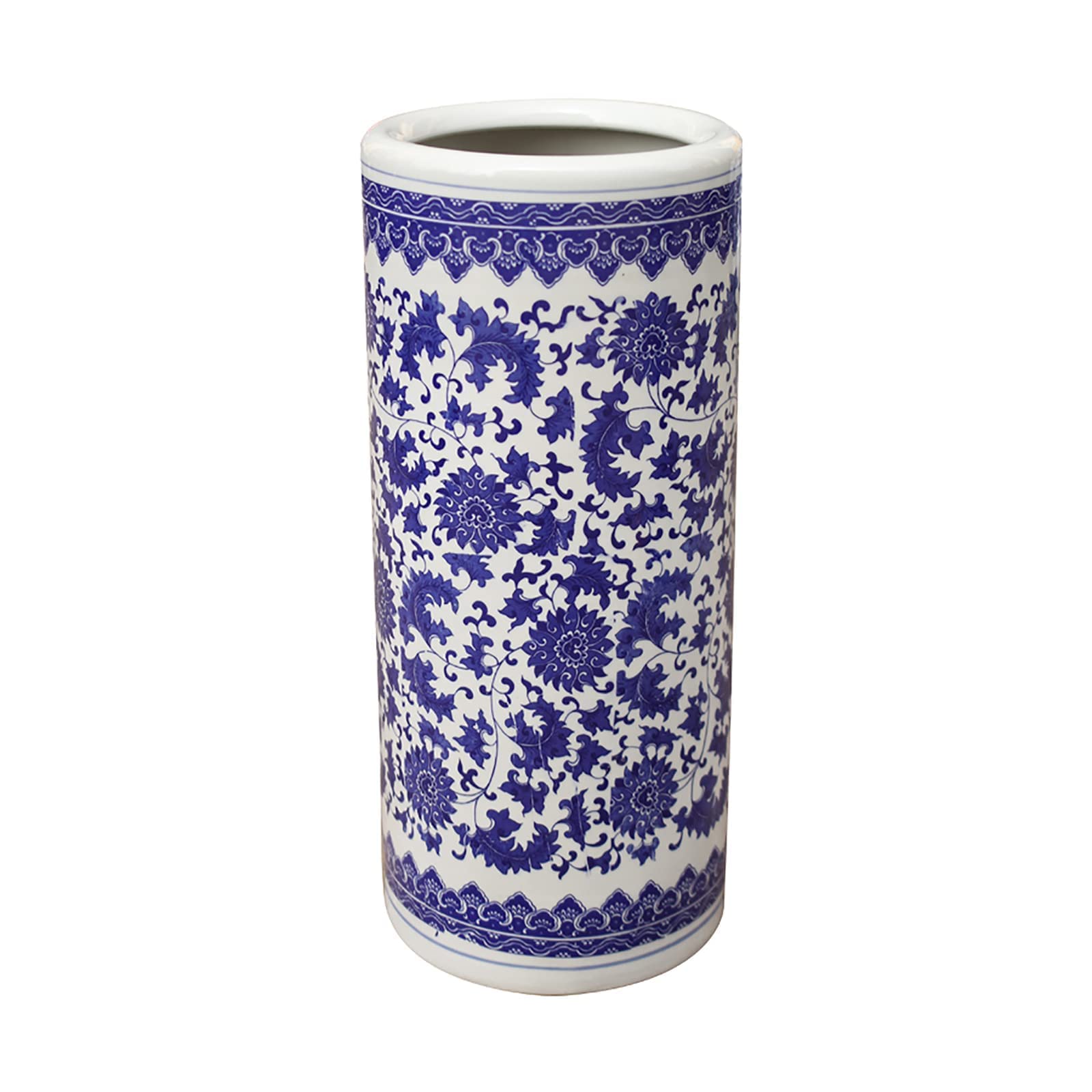 Porte-parapluie en porcelaine nmdcdh grand vase céramique décoration entrée 22x50