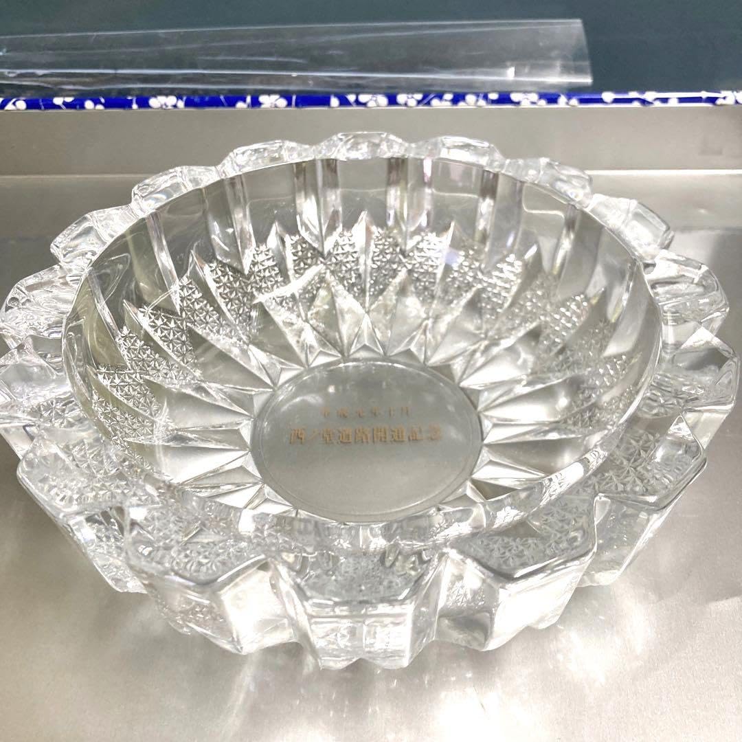 カルティエ　クリスタル製品　ガラス　灰皿　小物入れ　稀少 希少 Cartier カルティエ 灰皿 クリスタルガラス 小物入れ