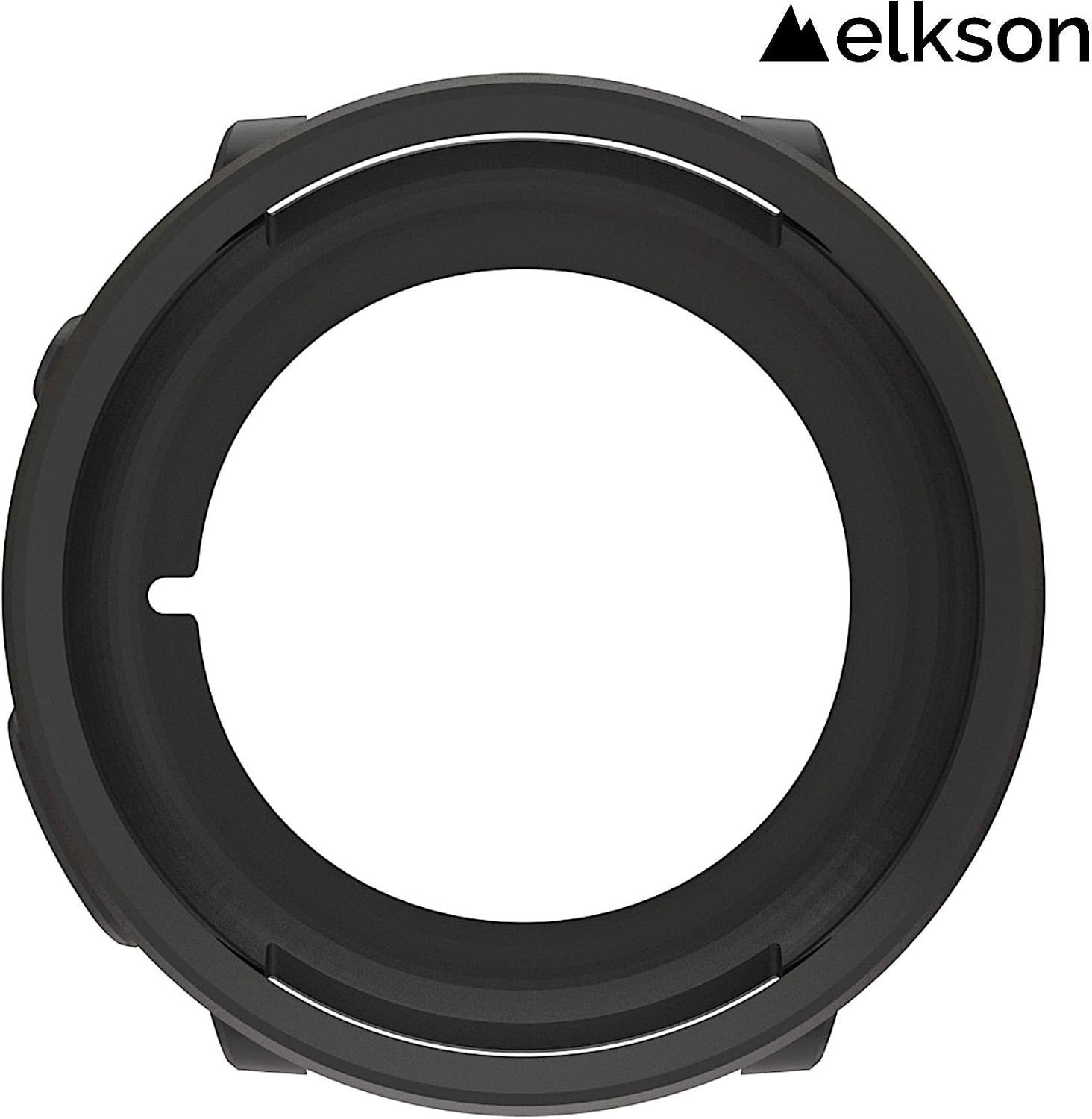 elkson Compatible with Samsung Active 2 Bumper case Cover 44mm Ormor Series Cases Fall Protection Durable Military Grade Protective TPU Flexible Shock Proof Resist 44 mm Stealth Black