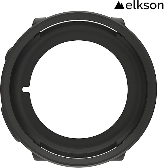 elkson Compatible with Samsung Active 2 Bumper case Cover 44mm Ormor Series Cases Fall Protection Durable Military Grade Protective TPU Flexible Shock Proof Resist 44 mm Stealth Black