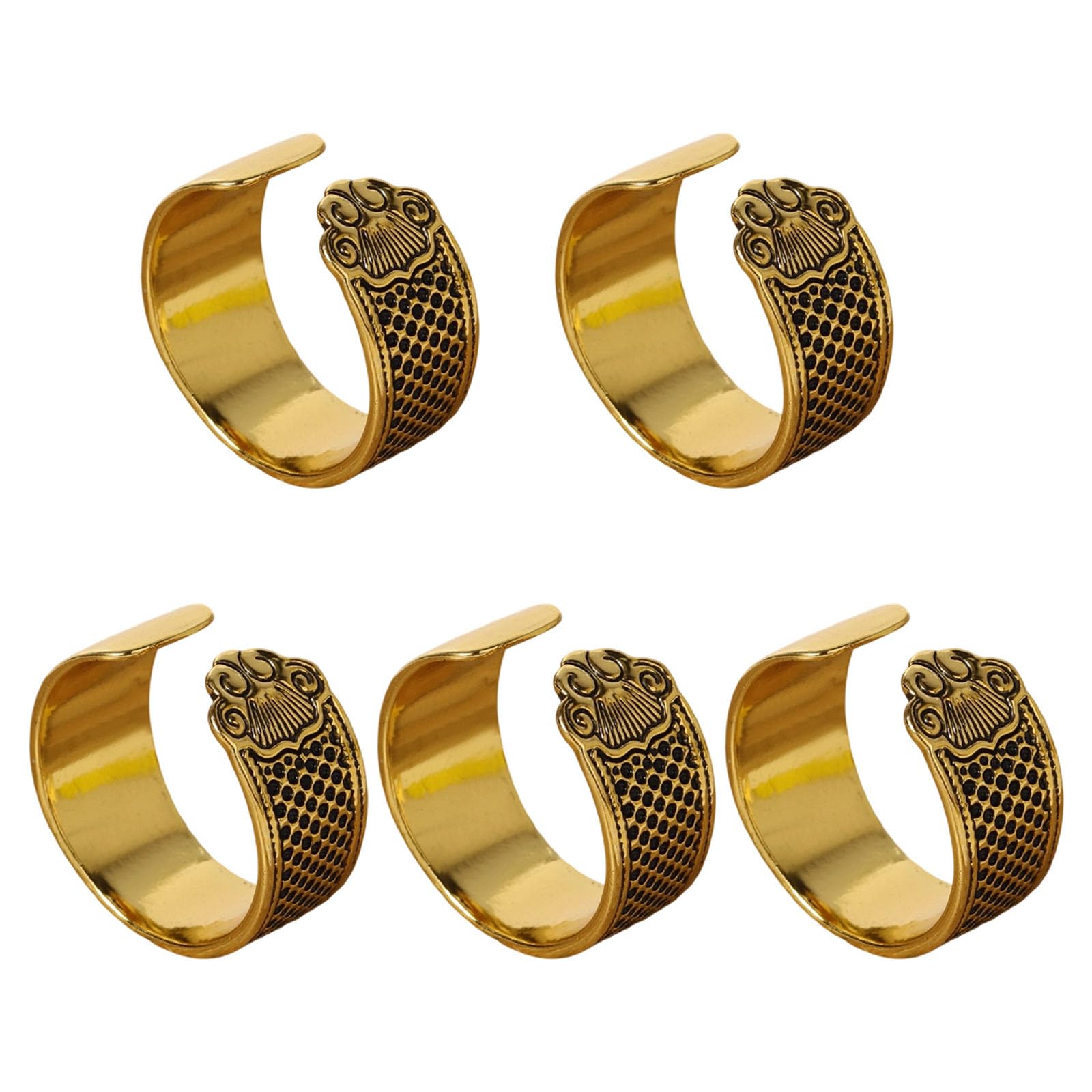 Limtula Multipurpose Metal Sewing Thimble Suitable for Crosses Stitching Knitting and Various Textile Art Activity Permanent Sewing Accessory