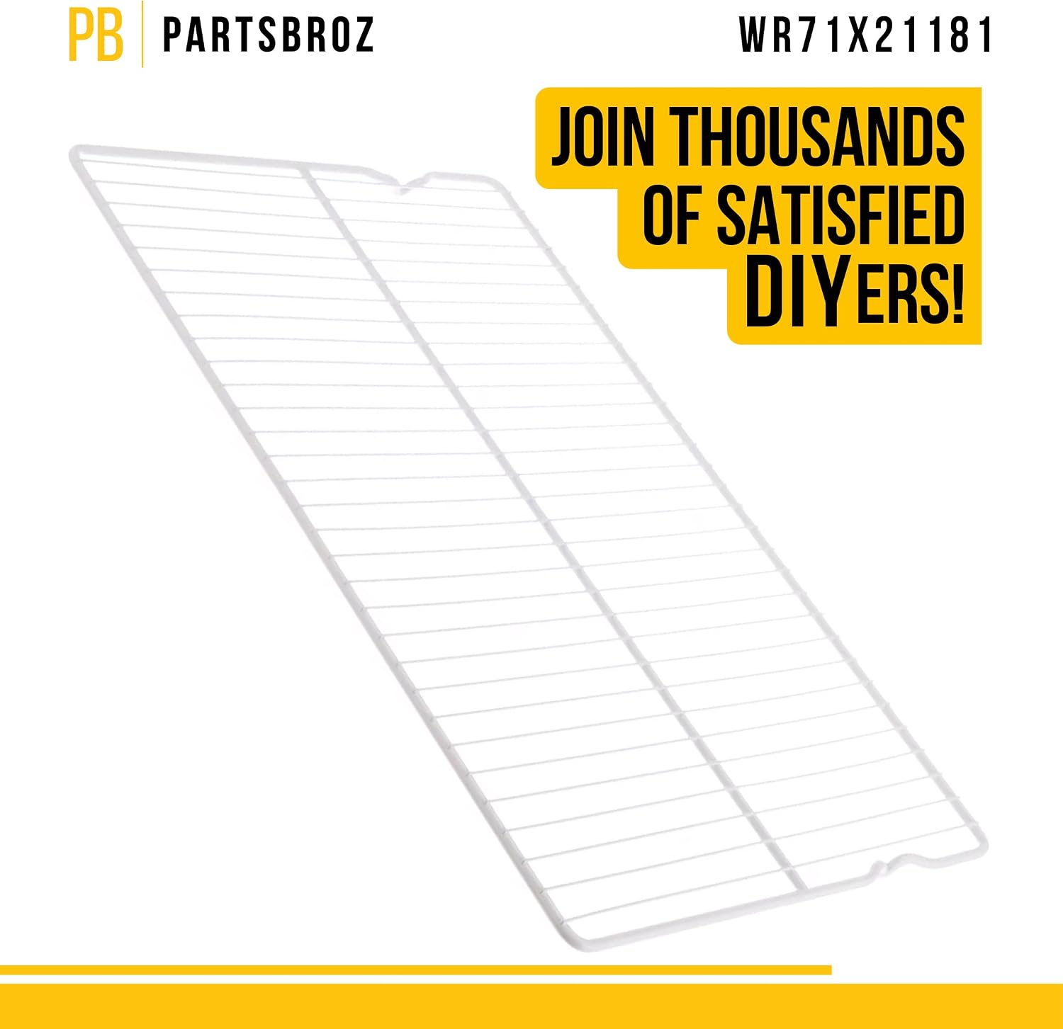 PartsBroz WR71X21181 Wire Shelf - Compatible With General Electric Hotpoint Refrigerator - Replaces AP5953112 3319831 PS10059623 Ultra Durable Replacement
