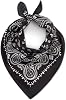 LOVARZI Bandana Scarf for Men and Women - Premium Cotton Stylish & Versatile Paisley Bandanas - Perfect Neck and Head Wear for Summer, Winter and Sports