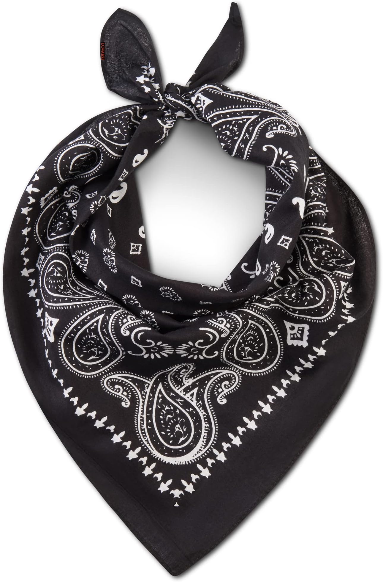 Bandana Scarf for Men and Women - Premium Cotton Stylish & Versatile Paisley Bandanas - Perfect Neck and Head Wear for Summer, Winter and Sports