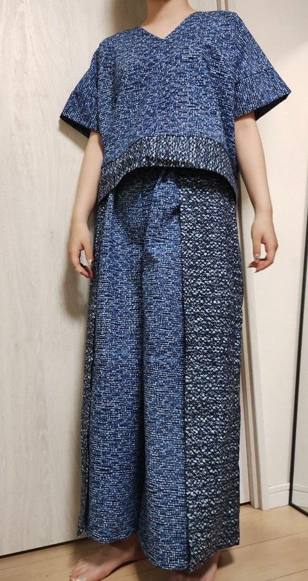 Amazon.co.jp: 浴衣反物からラップパンツとブラウス 着物