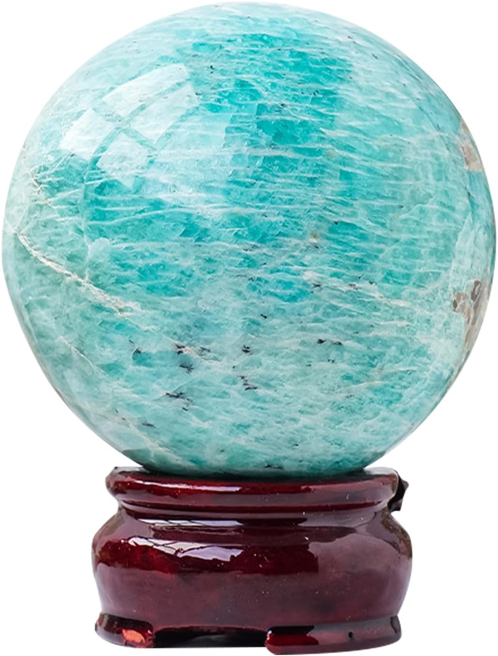 8~8.5cm,Crystal Ball Gemstone Sphere Home Decorative Balls Feng Shui Gemstone Balls for Decoration Divination,