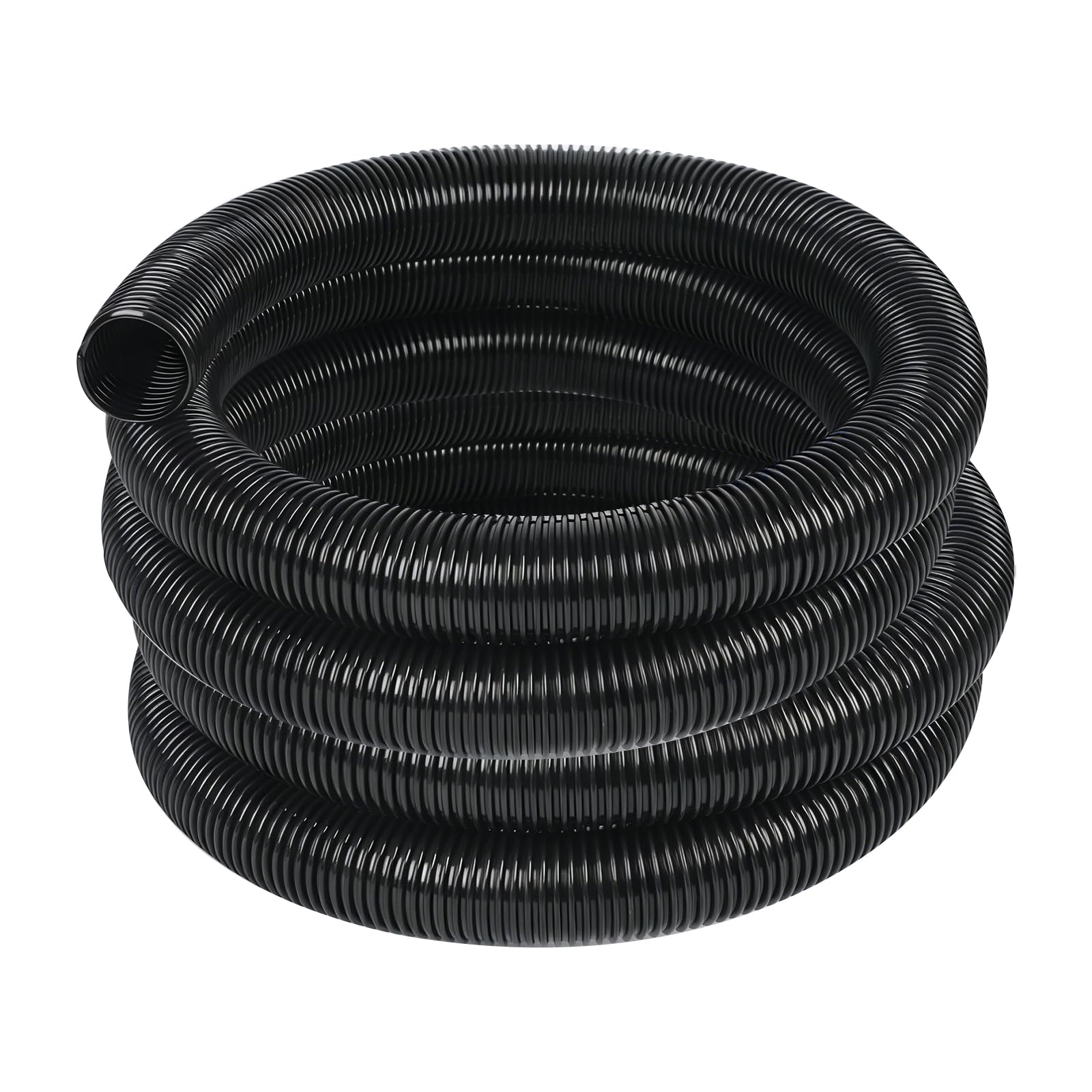 Flexibler Staubsaugerschlauch, 50mm 5 Meter Staubsaugerverlängerung Wellrohrschlauch für Trockner, Entlüftungsschlauch für Wäschetrockner, kompatibel mit den meisten Staubsaugern (50mm 5 Meter)