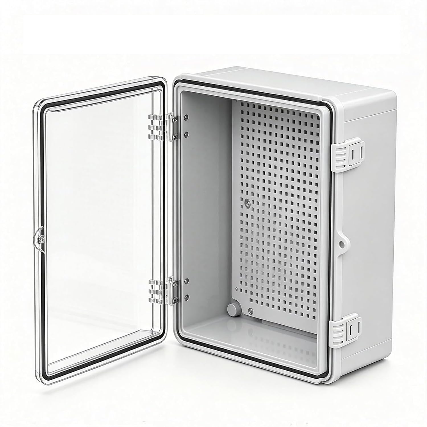 NEWFUN Scatola Elettrica da Esterno, Scatola Derivazione Eesterna IP66, Armadio Elettrico Esterno con Accessori per il Montaggio a Parete 200×300×170MM
