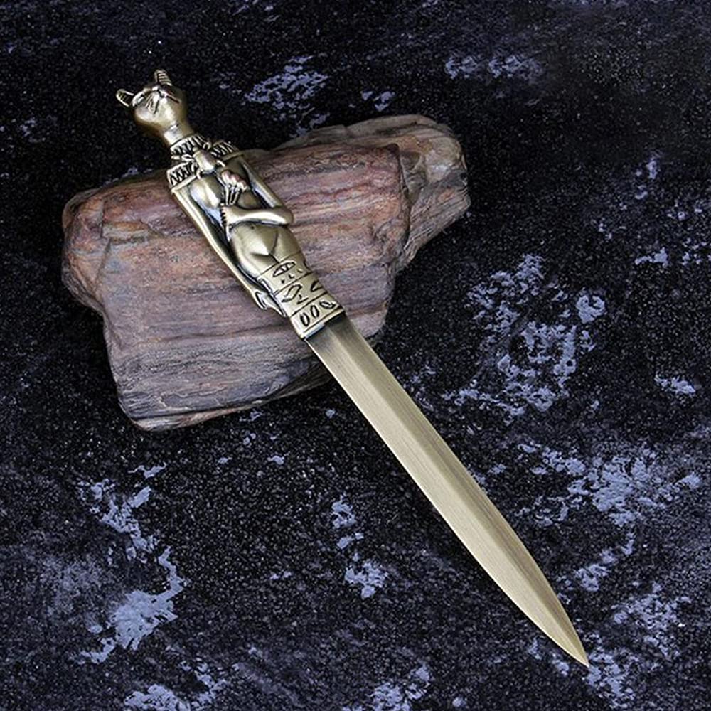 Anubis Ouvre Lettre en Alliage, Coupe Papier Durable, 4cm x 19.4cm