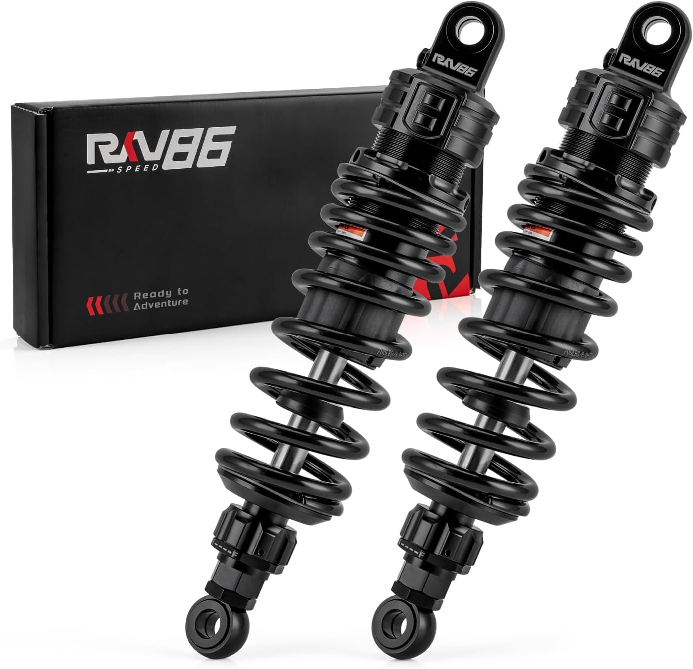 CHROME LOWERING AIR SHOCKS HARLEY TOURING BAGGER 198017