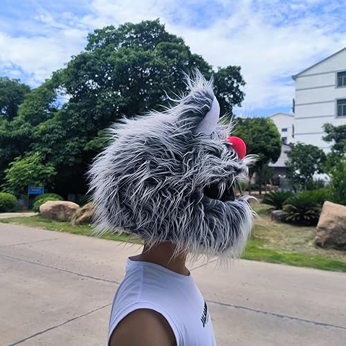 Miniatura 9 de Funda para casco de motocicleta de cara completa, fácil de instalar, tapa antipolvo, casco de motocicleta, paseos divertidos, juego de felpa