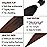 ShowCoco Easy Braid Pre Stretched Braiding Hair Ombre Natural Black to Brown 42 Inch Yaki Texture Easy Crochet Braids 8 Packs Hot Water Setting Synthetic Hair Extension for Braids (42inch,1B/30)