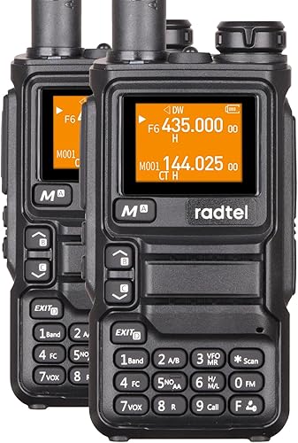 Miniatura 7 de Radtel RT-600 Air Band Walkie Talkie Portátil Am Fm Radio bidireccional Conmutador Estación VHF Receptor K5 Jamón inalámbrico Set de largo alcance