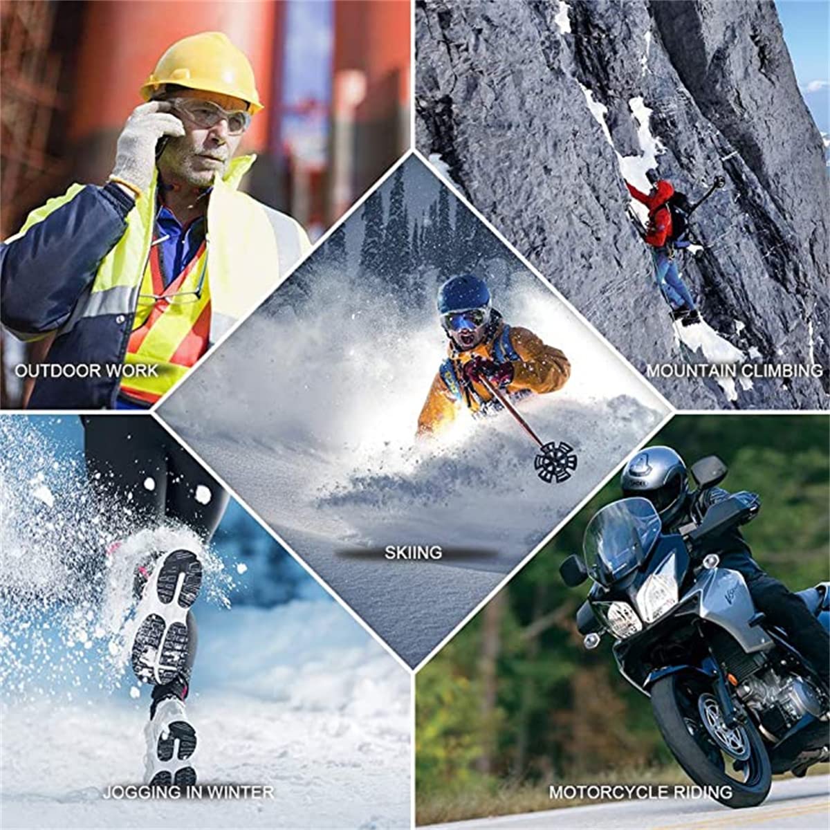 Podgrzewane spodnie, elektryczny zestaw bielizny termicznej, bielizna termiczna dla mężczyzn i kobiet, top termiczny i spodnie, legginsy z regulowaną temperaturą na motocykl, do użytku na zewnątrz