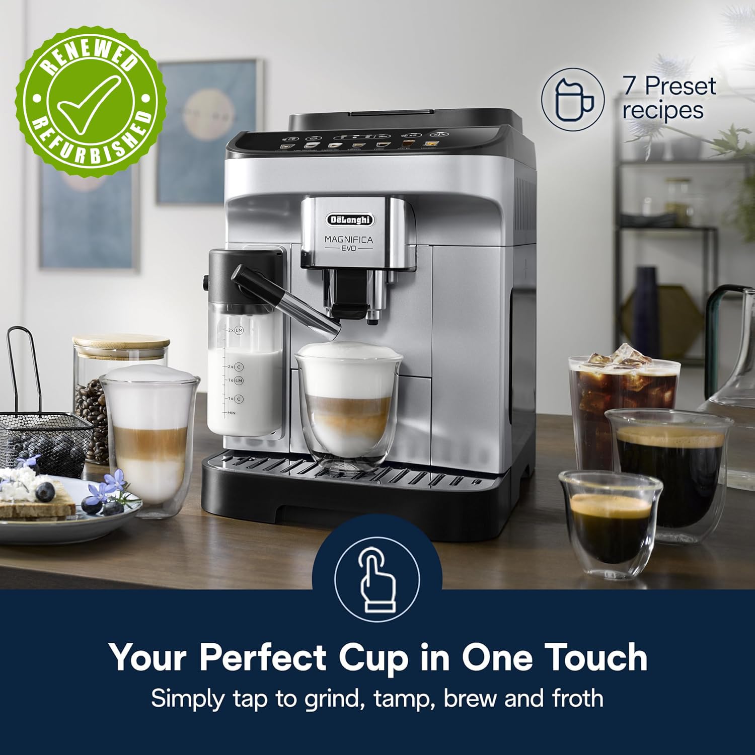 Amazon.com: De'Longhi Magnifica Evo Espresso Machine with