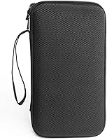 Vista 5 de (TM) EVA, funda dura portátil con cierre para guardar y transportar calculadora. Funda para instrumentos Texas, calculadoras Nspire CX CAS, Casio