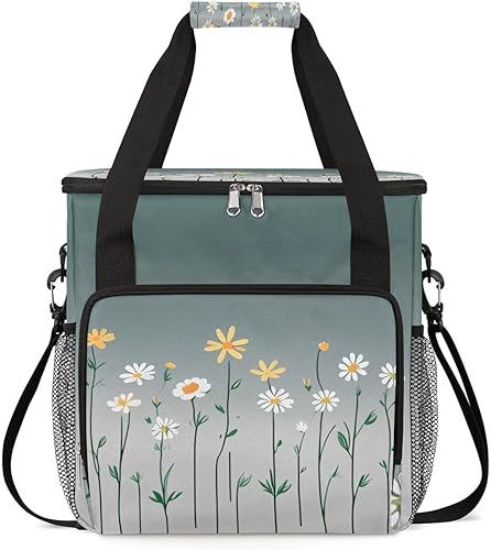 Miniatura 1 de Bonita bolsa de café con estampado floral y bonito estuche de almacenamiento de viaje, compatible con Keurig K-Mini o K-Mini Plus, portátil, de una