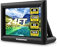 Vista 1 de Pantalla de Película Inflable para Exteriores de 24 Pies, Pantalla de Proyector Hinchable para Exteriores con Soplador de Aire y Bolsa