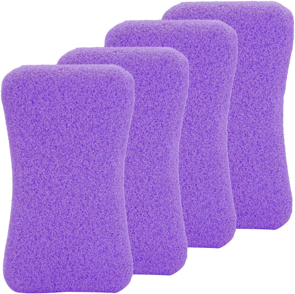 Feet Pumice Stone,ANGGREK 4pcs Callus Exfoliate Stone Feet Care Pumice Stone Feet Hard Skin Remove Pedicure Scrubber()