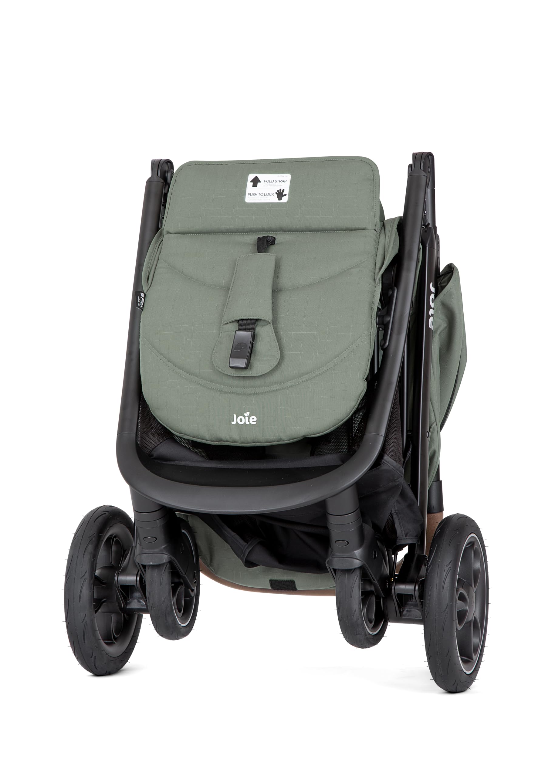 Wózki dziecięce marki Joie. Model Litetrax Litetrax Pro do 22 kg z rozkładaną sofą i ochroną przed deszczem, laurowy