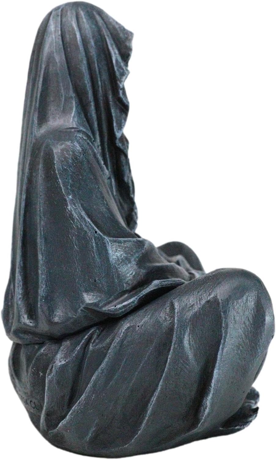 Ebros Gift Reaper of Souls Grim Reaper Skeleton Dark Wizard in Hooded Cloak Backflow Incense Cone Burner Figurine 6.5" H Aromatherapy Accessory Decorative Accent