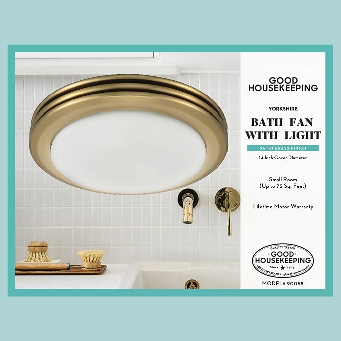 Ventilador Extractor de Baño Decorativo Yorkshire 80 CFM miniatura 5