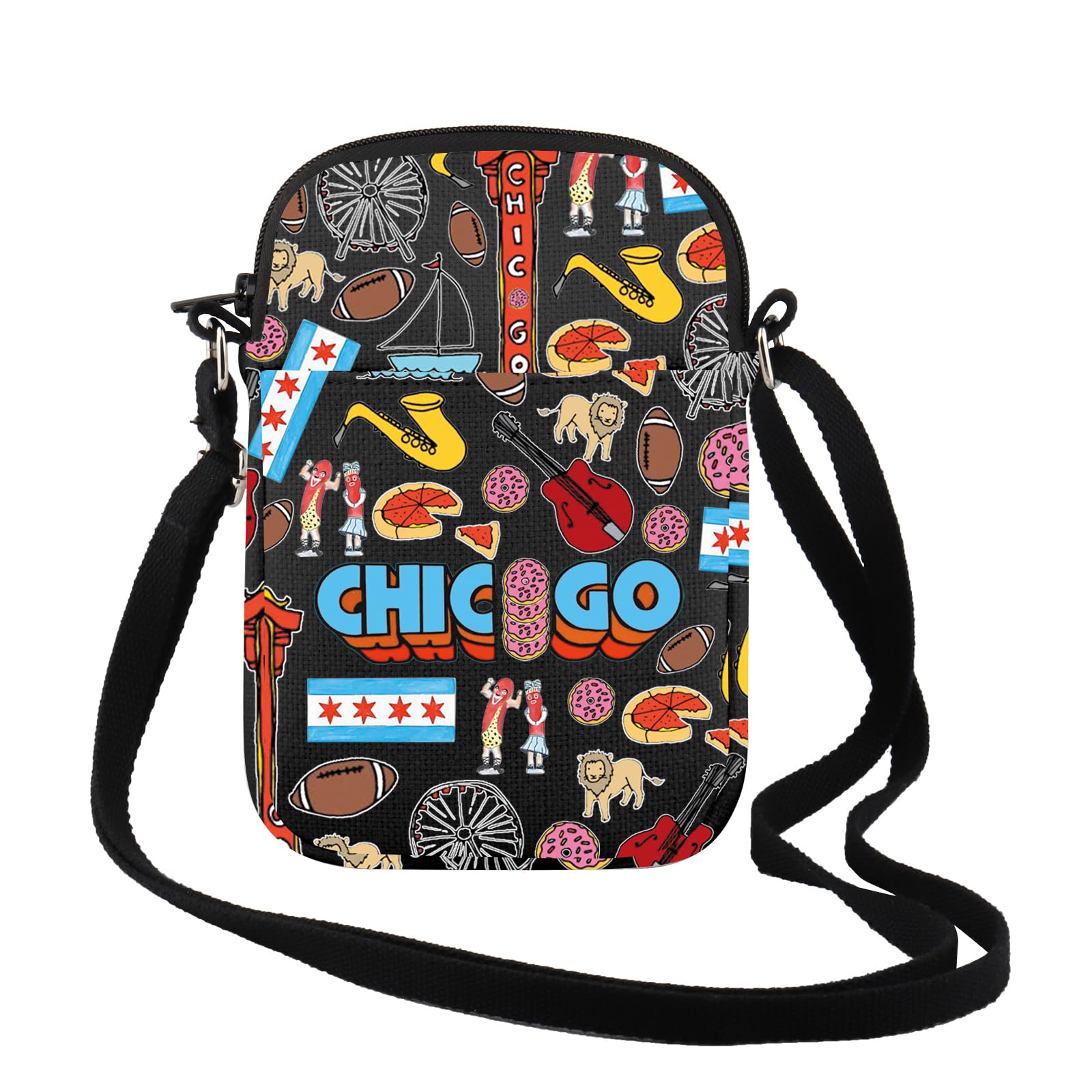 TSOTMO Vacation Souvenir Gift Welcome Family Trip Crossbody Bag Vacation Travel Zipper Pouch Bag