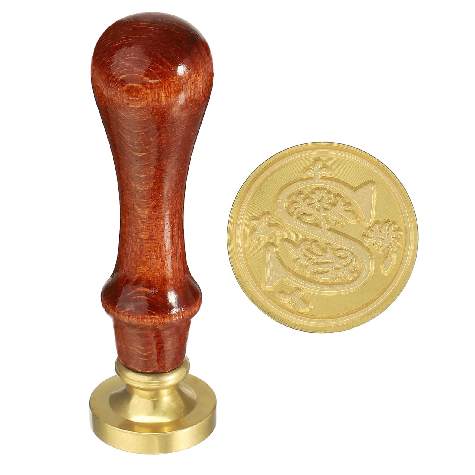 YOKIVE Alphabet Wax Seal Stamp, Letter Stamper with Removable Handle Head Decorate Postcards