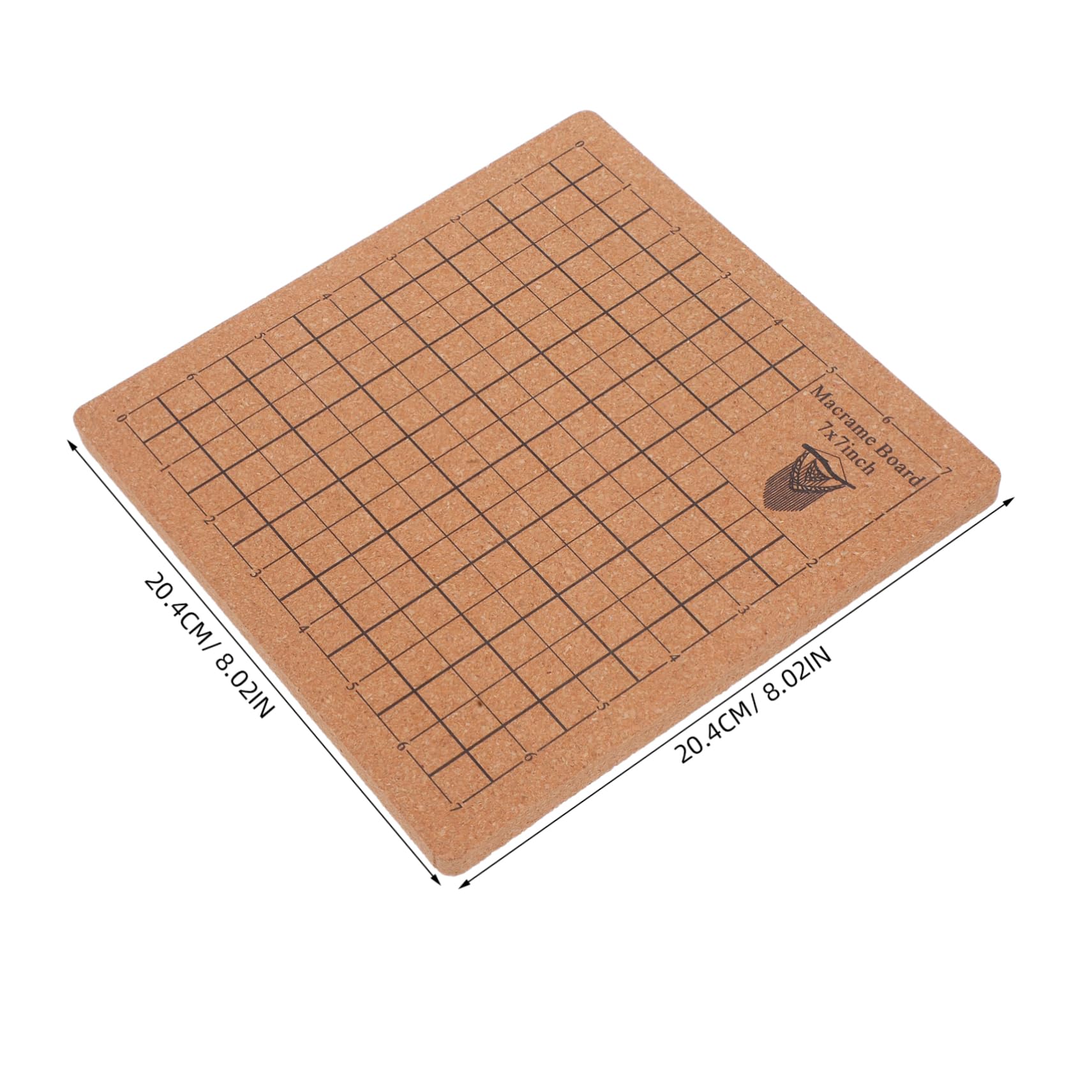 ULDIGI Blocking Board Set 7x7in Cork 31pcs T-pins for String Art Craft Beginners