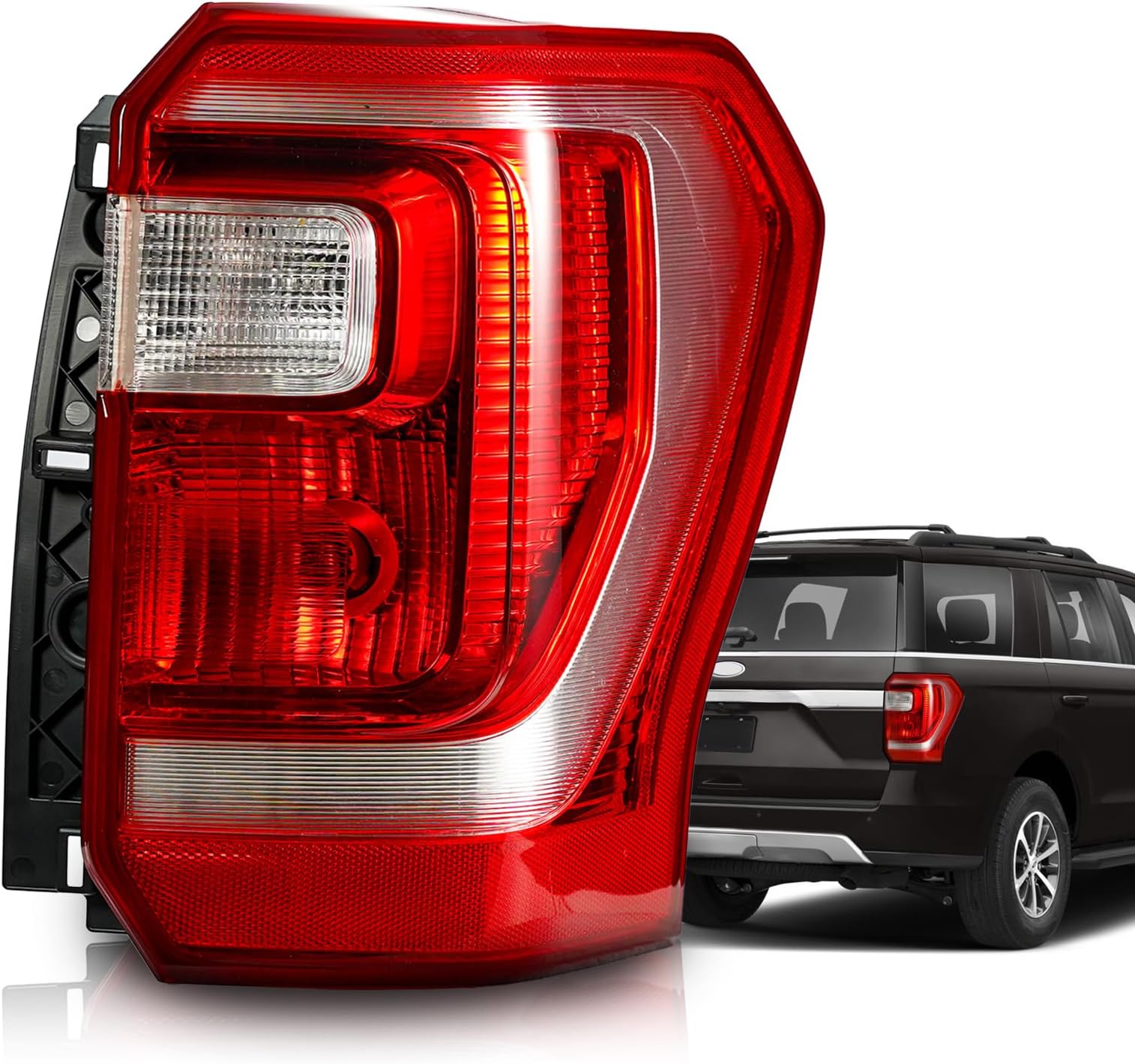 Tail Light Compatible with 2018-2021 Ford Expedition XL XLT Taillights Rear Brake Lamp Rear Reverse Stop Brake Lamp Replacement JL1Z13404G, JL1Z13404C, JL1Z13404E FO2801271Right Passenger Side