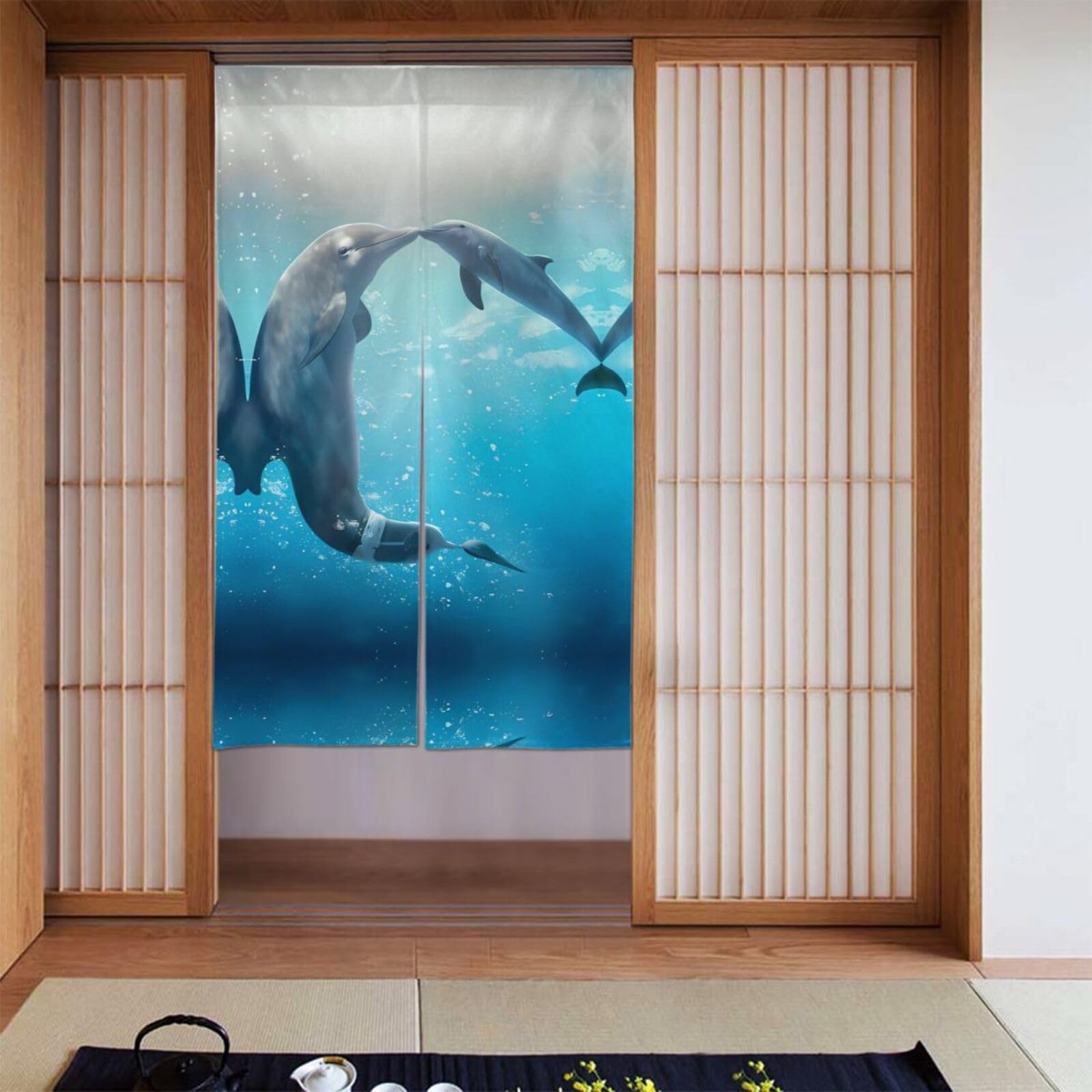 Cortinas opacas para oscurecer la habitación 142 x 86 cm HYTTER Decora de invierno