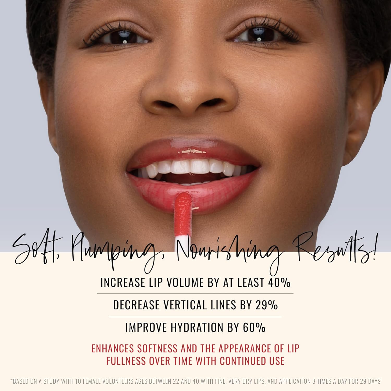 Runway Rogue Loaded Lip Oil, Hydrating and Plumping Glass-Shine Lip Oil with Tri-Peptide Formula, Maraschino-Cherry Red Shine, ‘Press Pass’