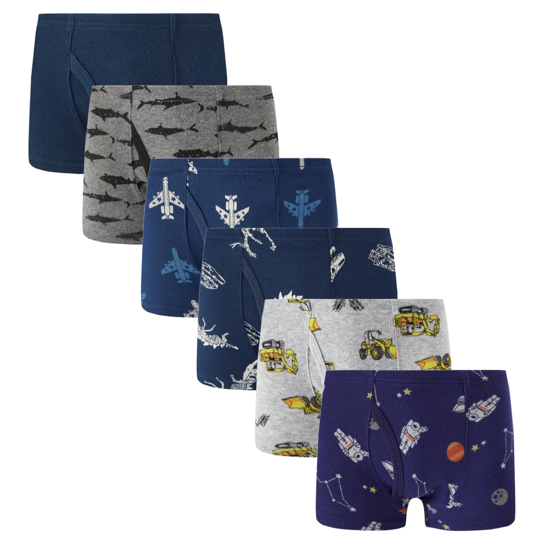 Winging Day Little Boys' Cotton Brief Soft Underwear Multipack