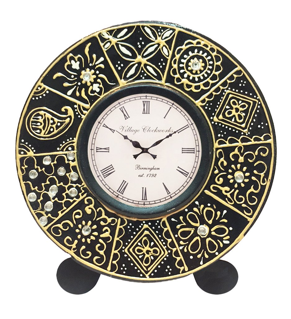RoyalsCart Analog Table Clock Amazon.in Home & Kitchen
