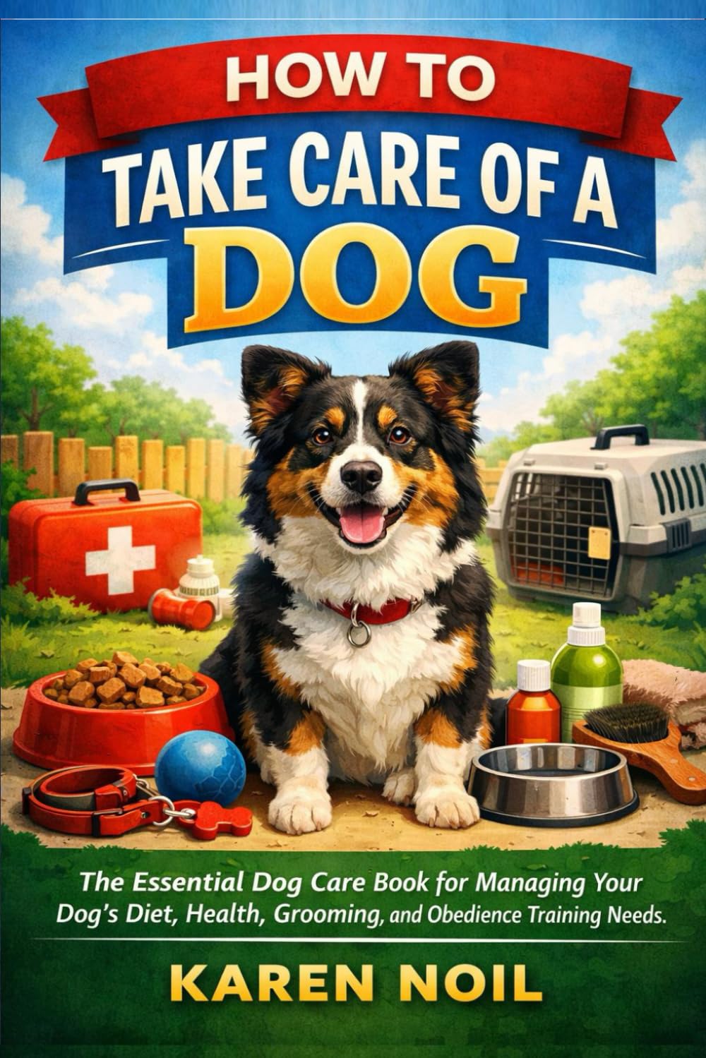 How to Take Care of a Dog: The Essential Dog Care Book for Managing Your Dog’s Diet, Health, Grooming, and Obedience Training Needs.
