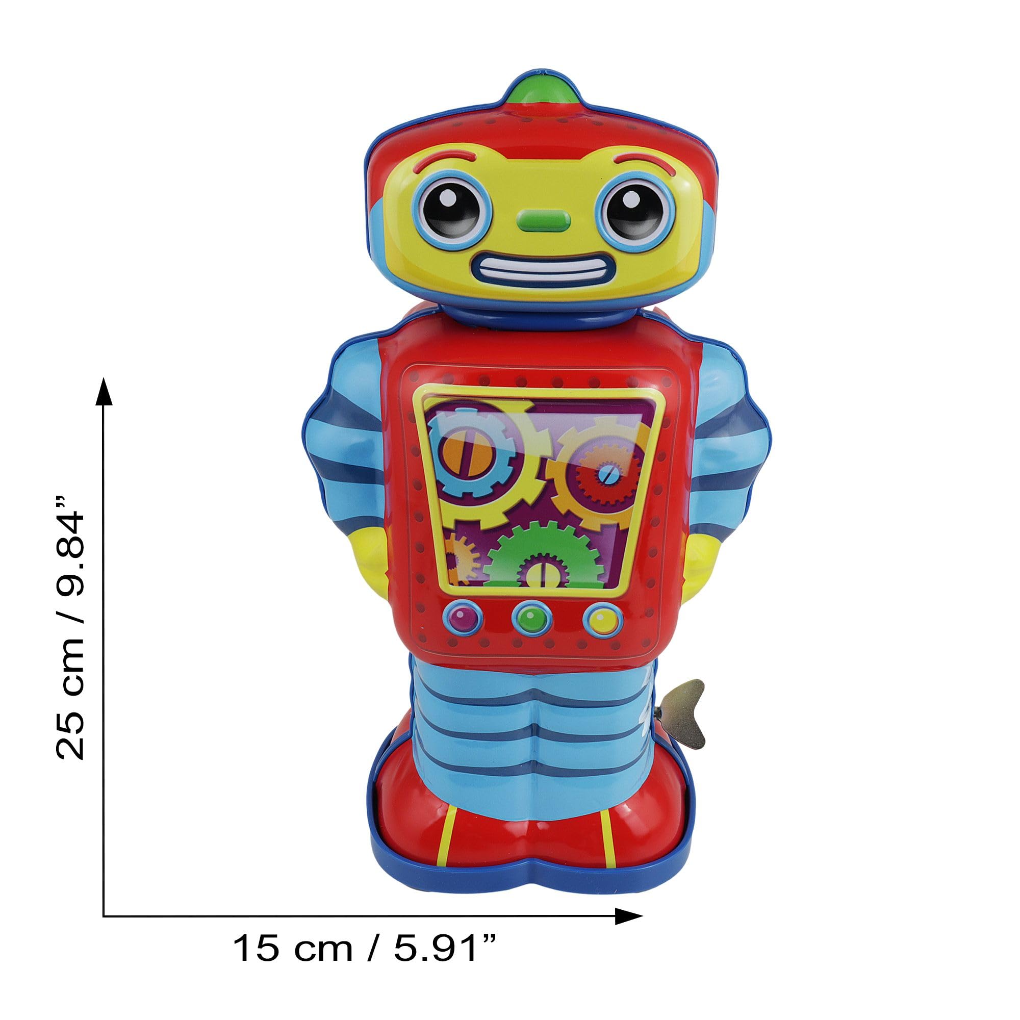 Freak Scene Giocattolo in Latta Robot Cosmo Grande Robot in Latta a Carica