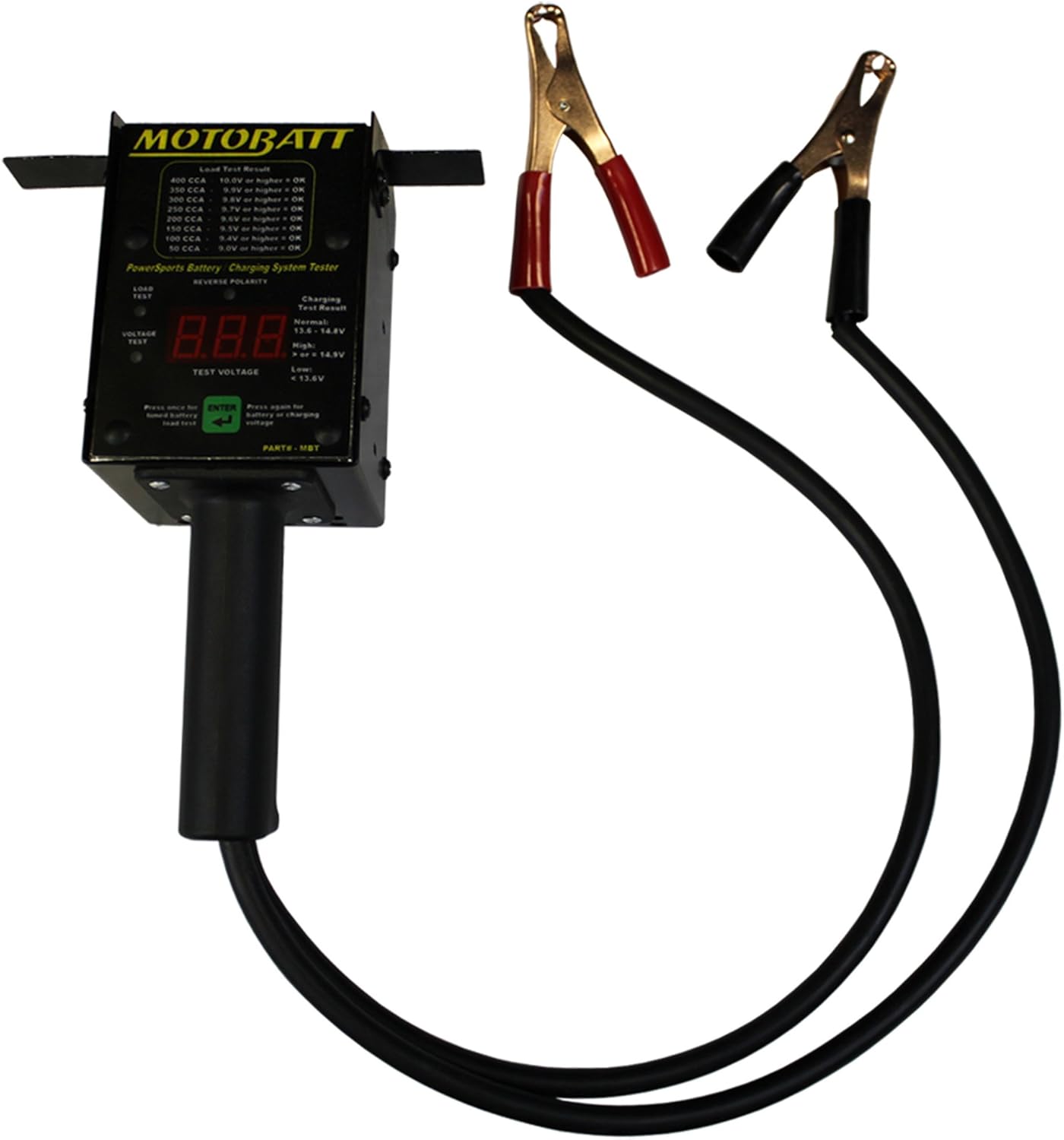 MotoBatt MBT Fixed Load Tester with Time Load and Digital Meter