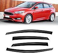 Vista 436 de Visera de ventana para Chevy Silverado 1500/GMC Sierra 1500/Avalanche/Suburban Crew Cab 2007-2013, protectores de lluvia, deflector de ventilación