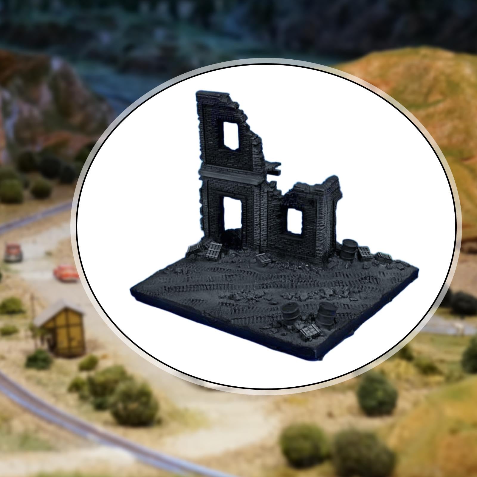 Amazon | Toysmith 1/72 廃墟模型 ジオラマ模型 樹脂製