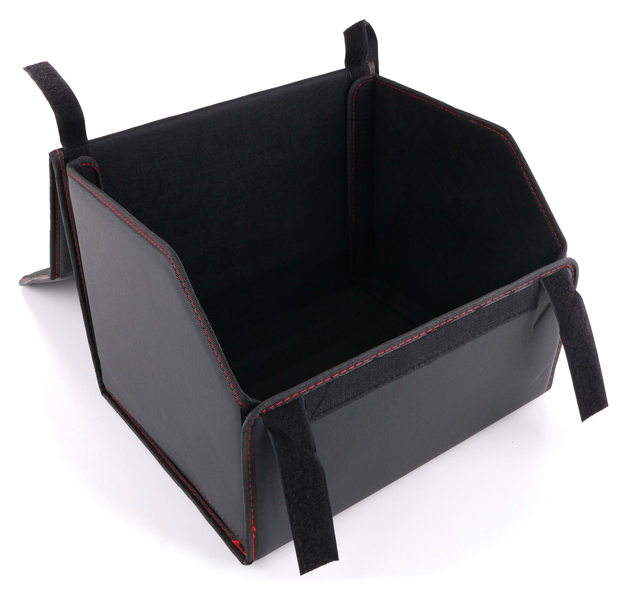 CAR COMPACT LEATHER M | Organizer do bagażnika samochodu | 1 przegroda, składany, z pokrywą