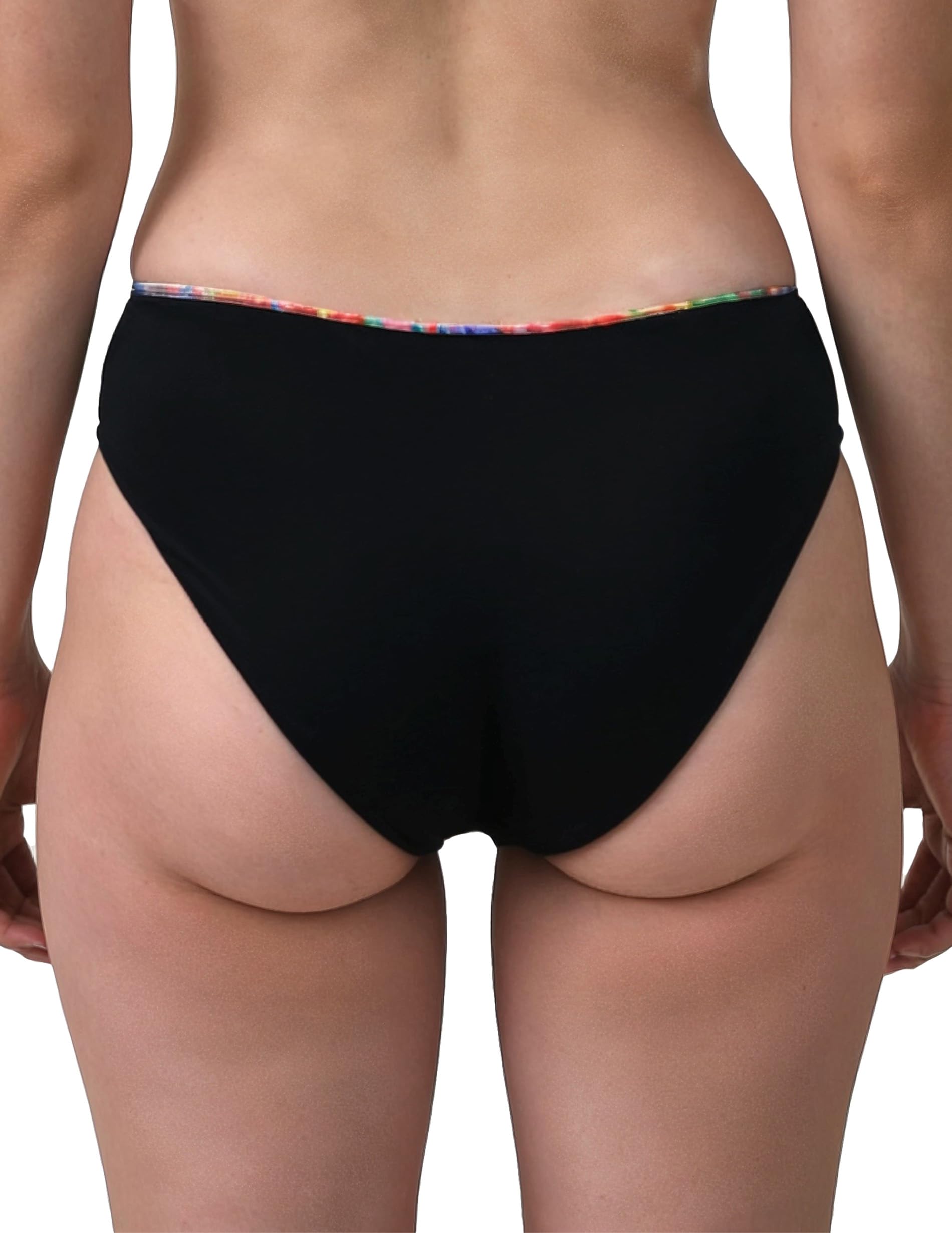 VIVISENCE Bikini Slip Musterbund Ideal Für Strand Sport 3231M