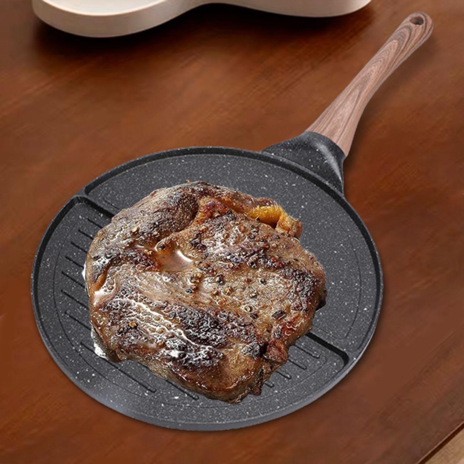 Colcolo Bratschirge Egg Pfanne, 10,24 Zoll Multifunktional Eierkocher, Geteilte Eier zum Kochen