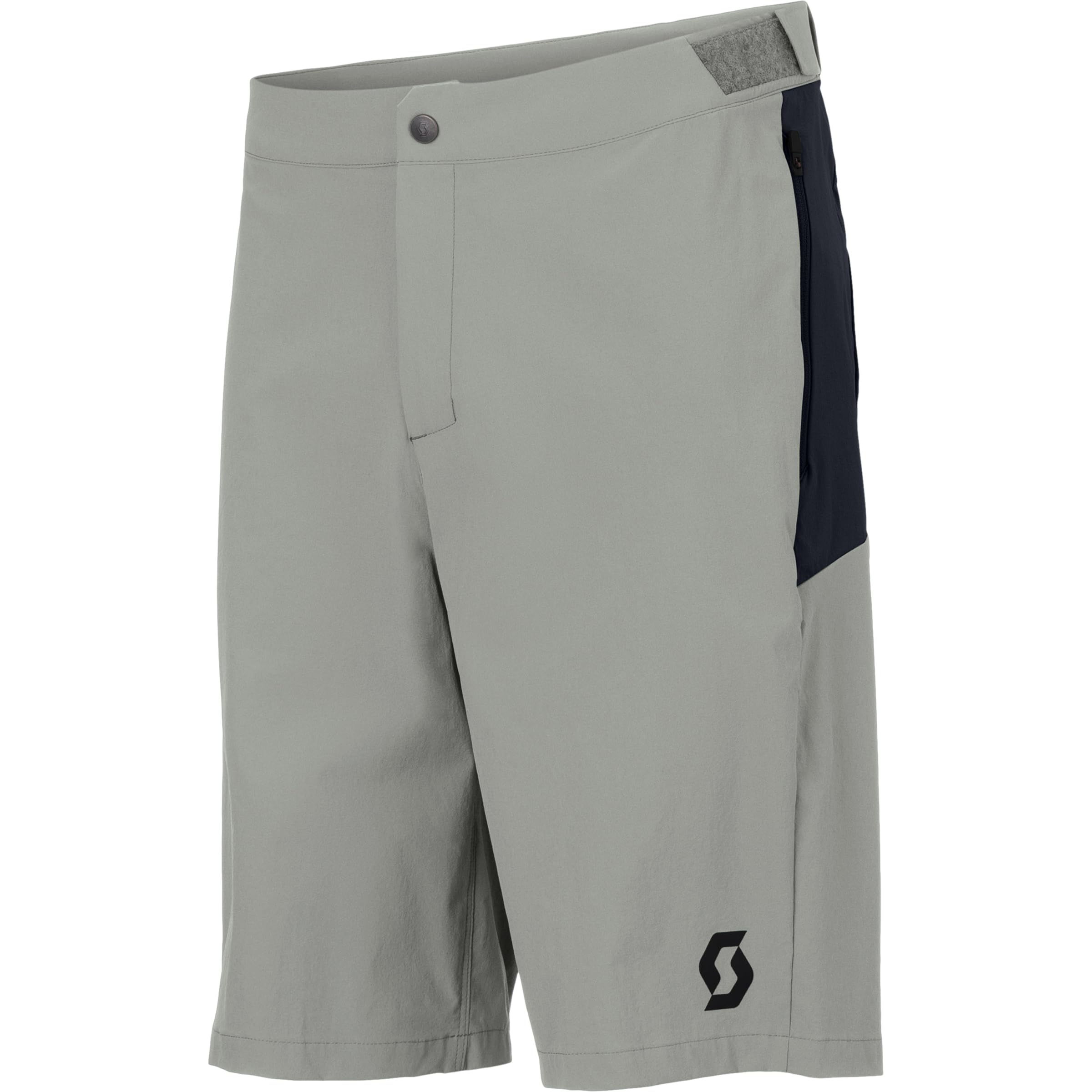 Scott Vertic LT 2026 - Pantalón corto de ciclismo, color gris y azul