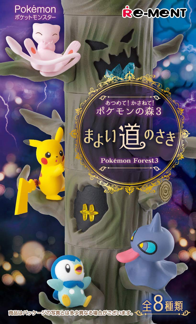 Re-Ment RM20481 Pokémon Forest Vol. 3 Beyond The Lost Path 8-Piece