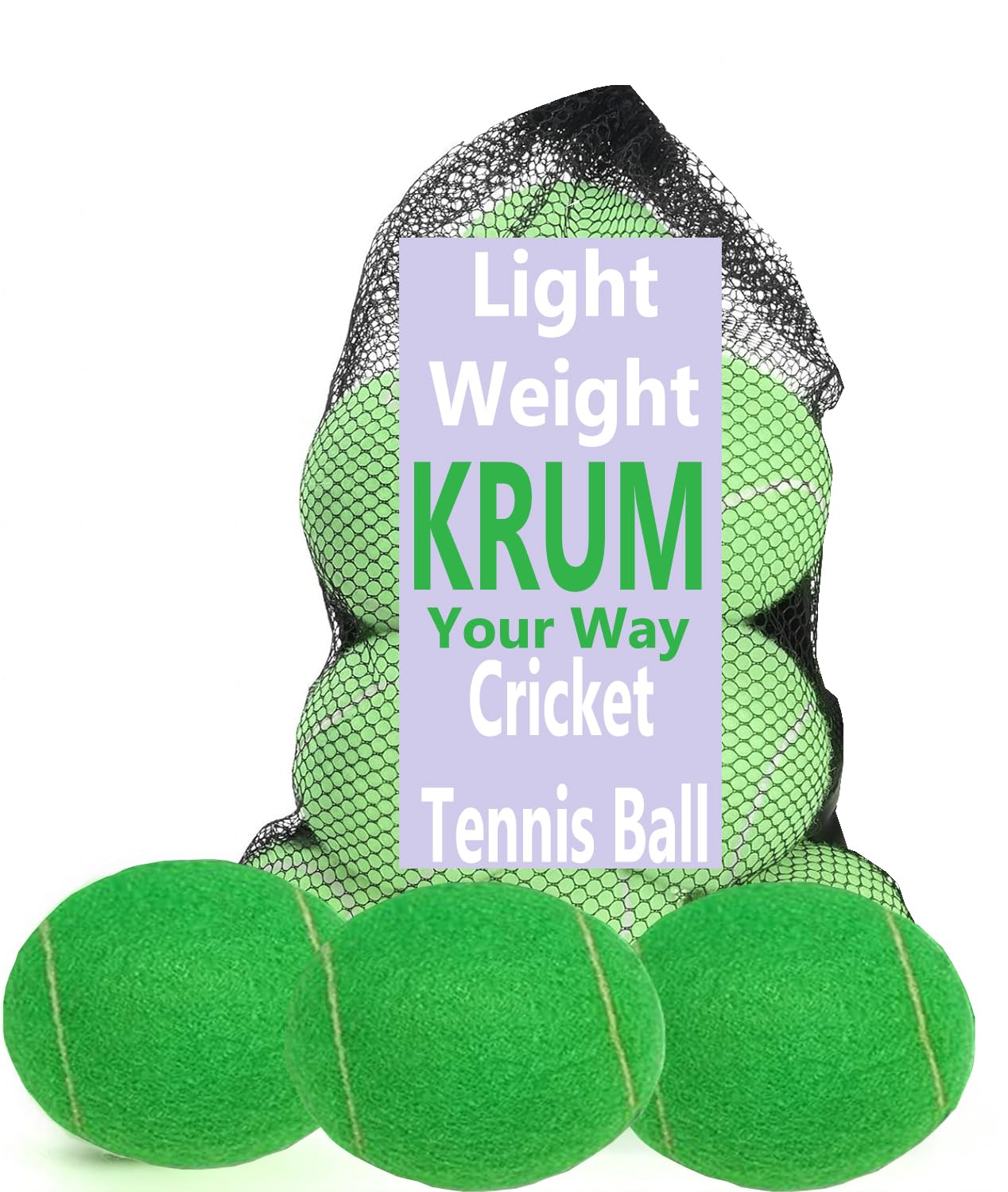 SONU SPORTS CO. SPORTS GOODS Krum Multifunctional Green Balls for Tennis and Cricket - Perfect for Age Upto 12year Pack of 12 (B07TKKFK9B) Amazon Price History, Amazon Price Tracker