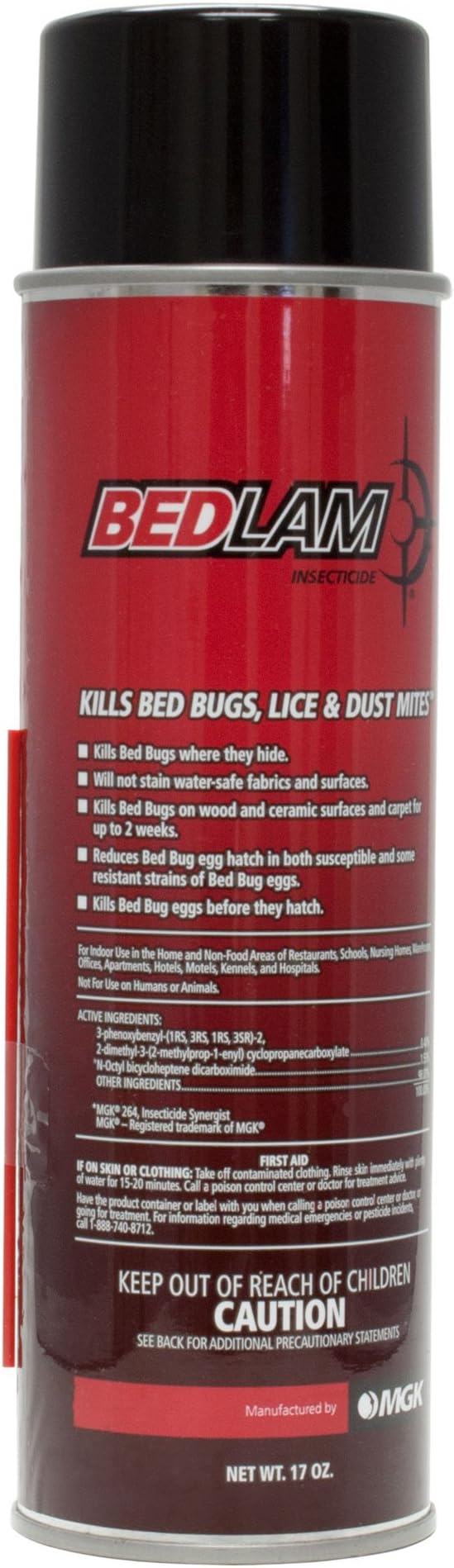 Bedlam Bed Bug Spray 12 cans (2 cases)