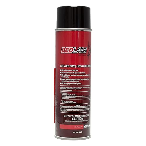 Bedlam Insecticide Spray - Kills Bed Bugs, Lice, and Dust